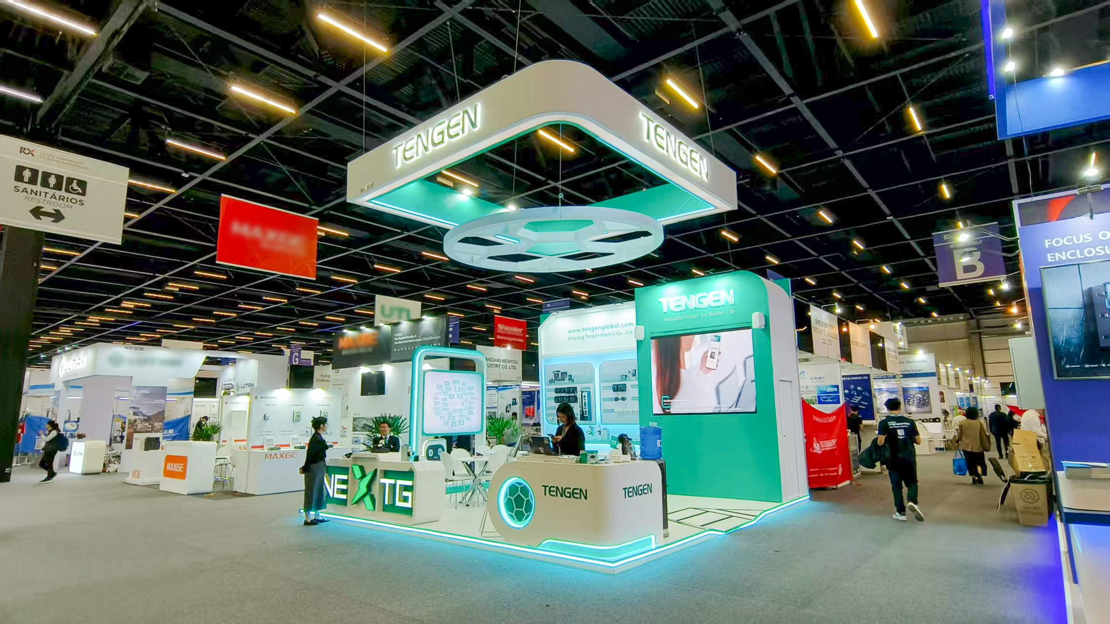 闪耀拉美丨爱游戏全站app官网入口亮相FIEE巴西国际电力展